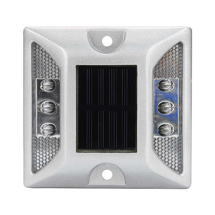 350g IP68 Mặt trời kim loại đường đệm màu LED trắng cho xây dựng đường