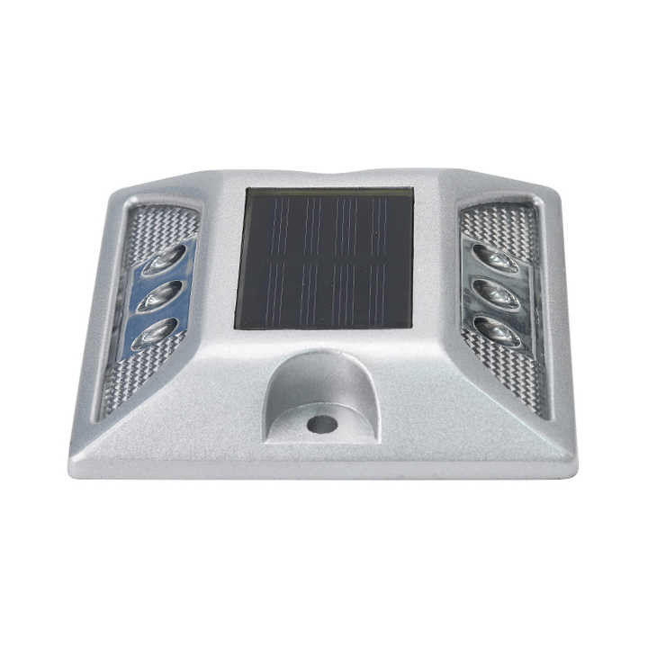 350g IP68 Mặt trời kim loại đường đệm màu LED trắng cho xây dựng đường