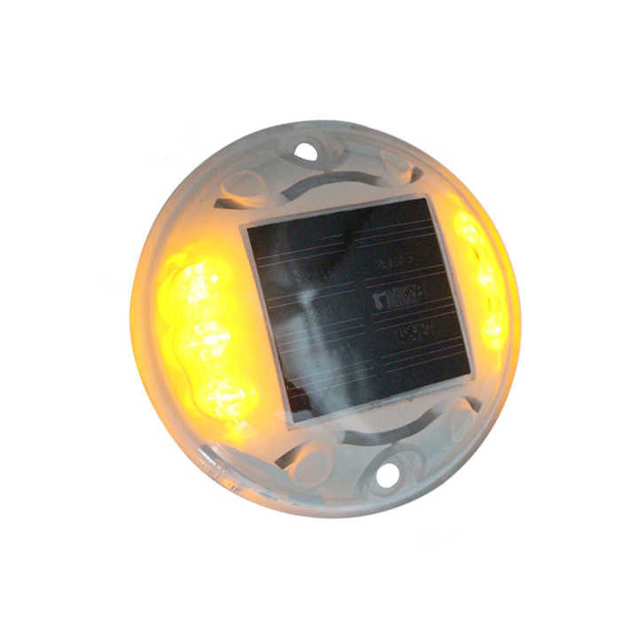 FCC nhấp nháy mặt trời đường Stud màu vàng LED đường vỉa hè dấu hiệu xem khoảng cách 1000m