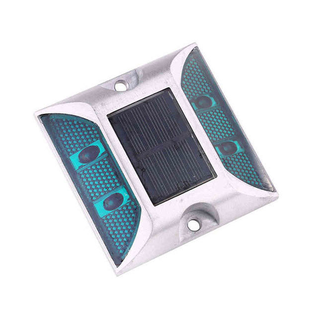 Flashing Road Stud ánh sáng mặt trời màu xanh lá cây tùy chỉnh cho đường tối