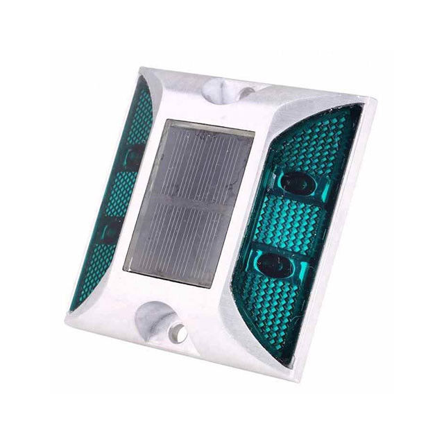 Flashing Road Stud ánh sáng mặt trời màu xanh lá cây tùy chỉnh cho đường tối