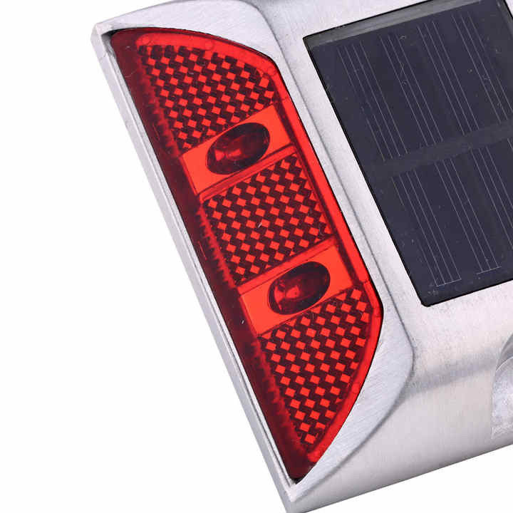 Màu đỏ Độ sáng cao LED nhôm Mặt trời đường Stud FCC chứng nhận