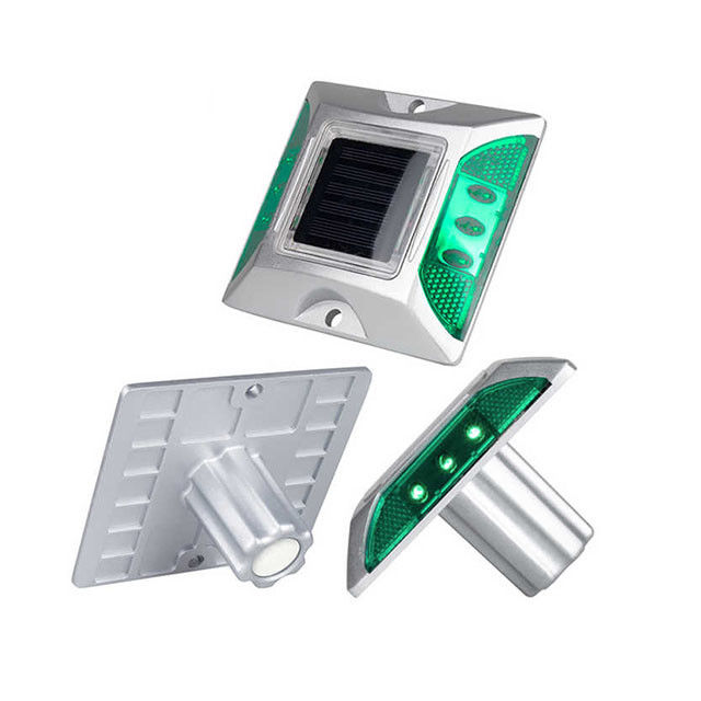 Beads nhôm năng lượng mặt trời LED đường phản xạ Stud chế độ nhấp nháy cho giao thông đường