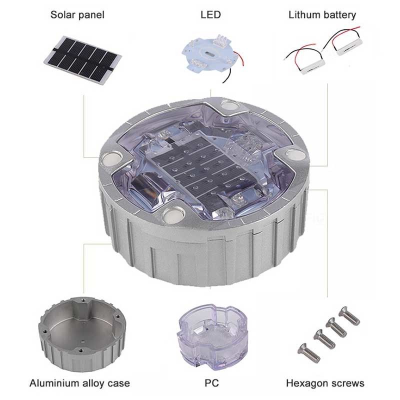 Màu xanh lá cây Mặt trời LED Đường chân cao độ sáng LED đường kính 120mm