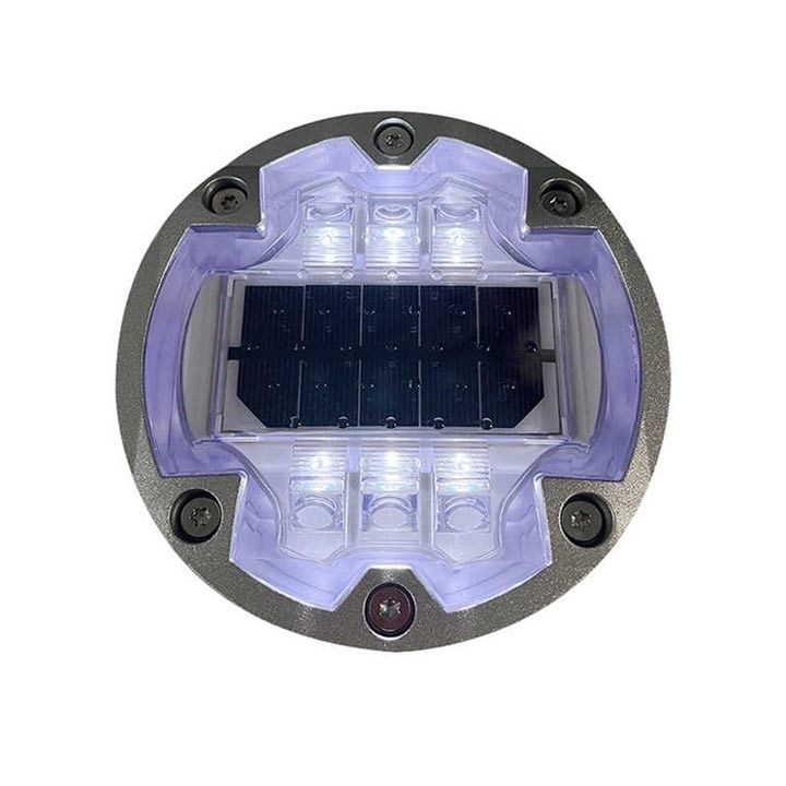 Độ sáng cao LED mặt trời đường đinh 6 vít mặt đất nhúng mặt trời LED mắt mèo