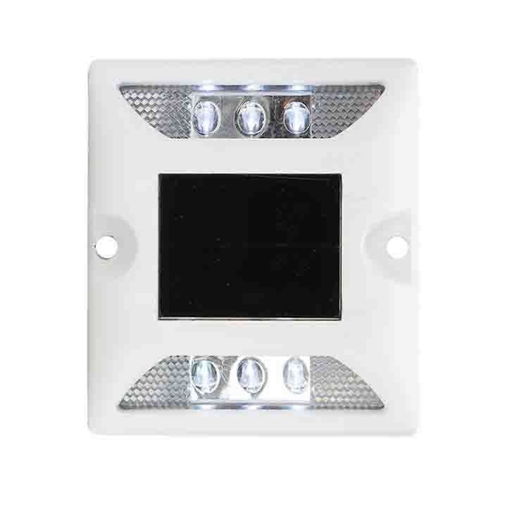Màu vàng dẫn năng lượng mặt trời đường Studs nhôm High Visibility đường đánh dấu ánh sáng