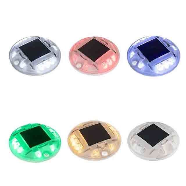 Độ sáng cao PC hình tròn Mặt trời Đánh dấu vỉa hè ánh sáng IP68 mắt mèo nhựa