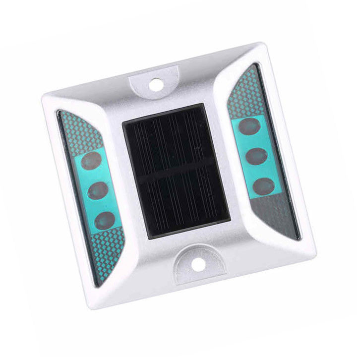 LED mắt mèo phản xạ phản xạ IP68 một mặt nhôm năng lượng mặt trời đường Stud Light