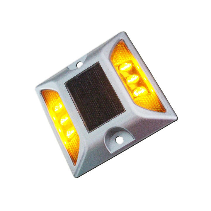 LED mắt mèo phản xạ phản xạ IP68 một mặt nhôm năng lượng mặt trời đường Stud Light