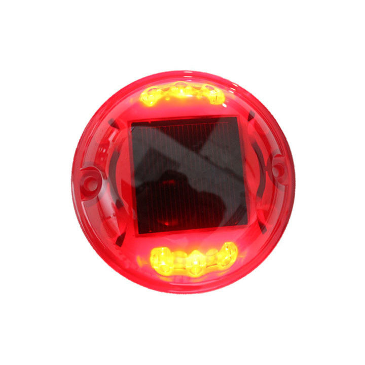 PC vật liệu IP68 vòng mắt mèo đường Stud 360 độ Đèn đánh dấu vỉa hè