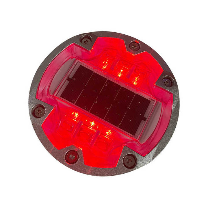 Năng lượng mặt trời LED đường chân nhôm nhúng mắt mèo phản xạ cho đường cao tốc
